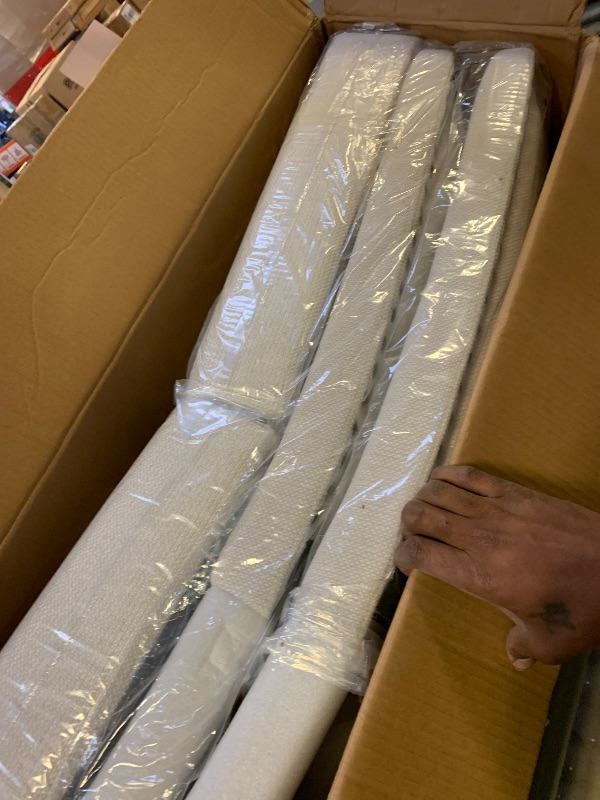 Photo 1 of DUMOS Dining Chairs Set of 6, Moden PU Kitchen Table Chairs with Wooden Legs and Padded Seat for Dining Room/Kitchen/Living Room/Restaurant, Beige