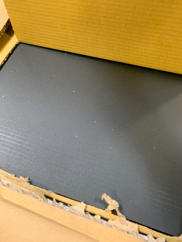 Photo 1 of Stand Up Desk Store Rolling Adjustable Height Two Tier Standing Desk Computer Workstation (Black Frame/Teak Top, 24" Wide)