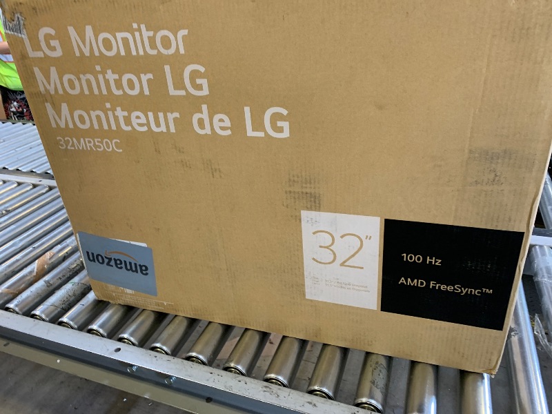 Photo 1 of LG 32MR50C-B Curved Monitor 32-Inch FHD 100Hz AMD FreeSync OnScreen Control Dynamic Action Sync Black Stabilizer Tilt Stand (HDMI) - Black