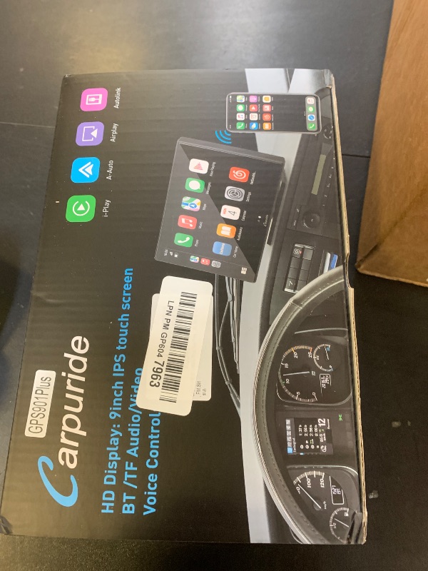 Photo 1 of CARPURIDE 9 inch W901 Plus, Wireless CarPlay & Android Auto & Android 12.0 System, Online & Offline GPS Navigation Car Play Screen for Car, G00GLE Play, Netflix, Mirror Link, Bluetooth Audio