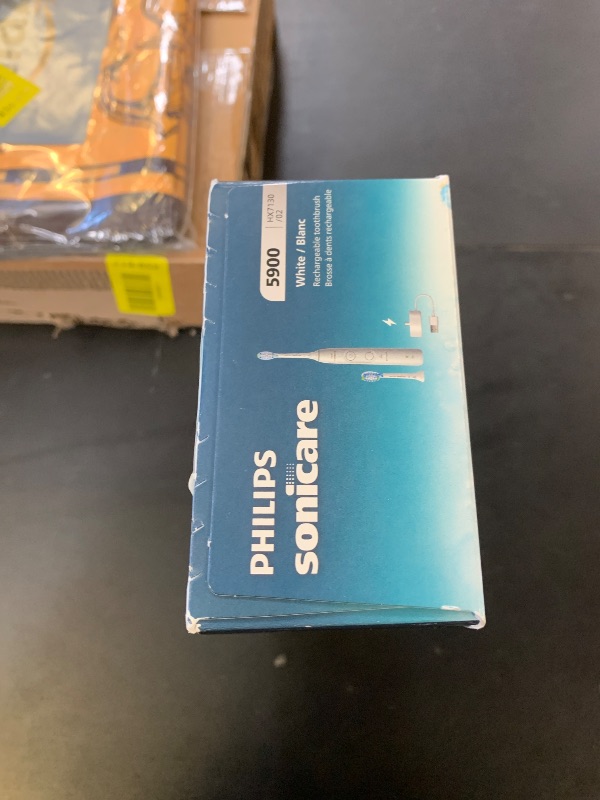 Photo 1 of Philips Sonicare 5900 Series Electric Toothbrush - Next-Generation Sonicare Technology, Pressure Sensor, 6 Brushing Settings, SmarTimer, BrushPacer, 21-Day Runtime, White, Model HX7130/02