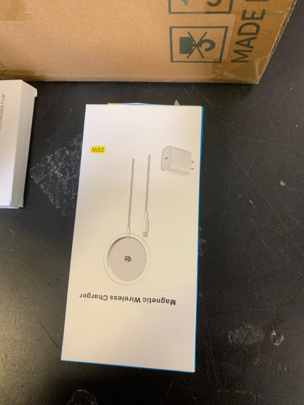 Photo 1 of 25W[Apple MFi Certified]Magnetic Wireless Charger iPhone Charger Fast Charging,6FT Qi2.2-Certified,Apple Mag Safe Chargers Pad 35W Adapter for iPhone 17E/17 Pro Max/Air/16 ProMax/16/15 Plus/15,AirPods