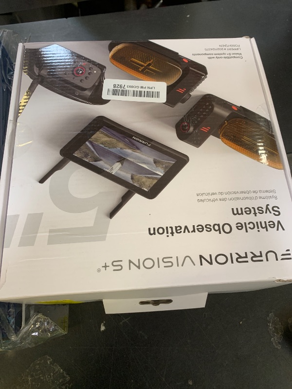 Photo 1 of Furrion 2021124375 Vision S+ RV Backup Camera System - 5" Monitor, Side Cameras, Rear Sharkfin Camera # FOS5HTAEN