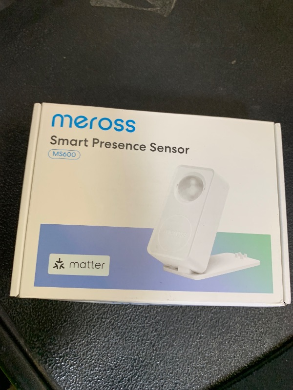 Photo 1 of meross Matter Human Presence Sensor, 3-in-1 PIR & Light & mmWave Radar Motion Sensor, AI Motion Detector for Matter Smart Home Automation, Supports HomeKit, Alexa, Google, Home Assistant, 2.4GHz Wi-Fi