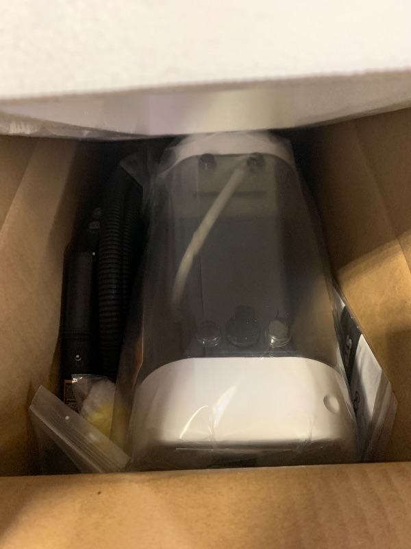 Photo 1 of 2026 Upgraded Handheld Steam Cleaner for Home & Car, 230°F/3.5 Bar High-Pressure Portable Hand Held Steamer, 30s Heat-Up, Chemical-Free Deep Cleaning for Car Detailing Grout Bathroom Kitchen-White