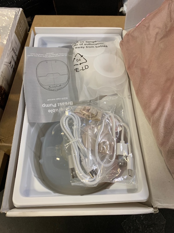 Photo 1 of Hands-Free Wearable Electric Breast Pump, 3 Modes &15 Levels,320mmHg Strong Suction,Double-Sealed Leak-Proof Flange for Baby-Like Comfort,18/20/22/24mm Adjustable Flange, Pink 2-Pack Breast Pump Set