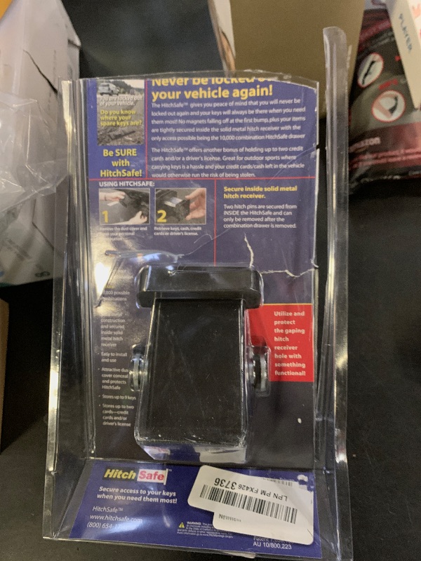 Photo 1 of HitchSafe HS7000 Key Vault | Hidden Trailer Hitch Safe for Secure Key Storage | CarShare Turo | Weather Resistant and Durable with 4-Digit Combination Lock for Cars, Trucks, and SUVs