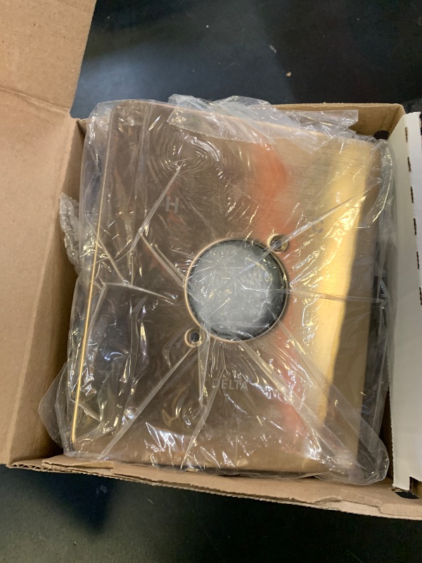 Photo 1 of Delta Velum 14 Series Shower Faucet Set, Brushed Gold Shower Head and Handle Set, Valve Trim Kit, Champagne Bronze T14237-CZ (Valve Not Included)