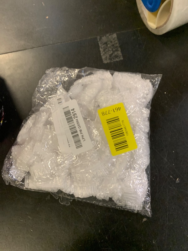 Photo 1 of 100 PCS Clear Disposable Ear Protectors Waterproof Ear Covers Plastic Ear Cover for Hair Dye Shower Bathing