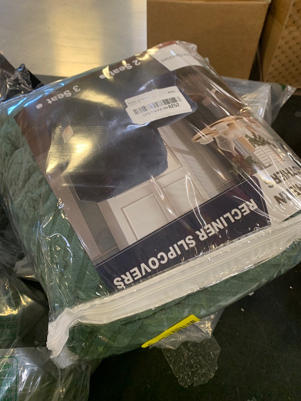 Photo 1 of NORTHERN BROTHERS Oversized Recliner Chair Cover, Stretch Washable Slipcover for XL Reclining Chair, Non Slip Furniture Protector for Pets & Kids, Light Green