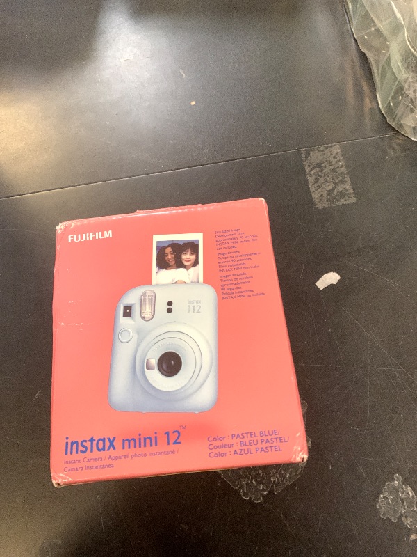 Photo 1 of Fujifilm Instax Mini 12 Instant Film Camera - Pastel Blue