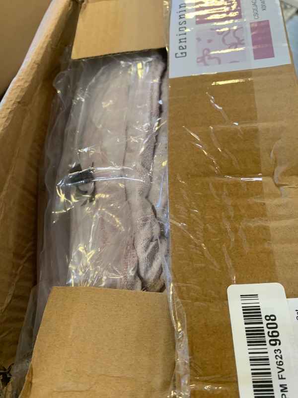 Photo 1 of Geniospin Pink Full Comforter Set for Girls- 7 Pieces Bowknot Jacquard Bed in A Bag Full Bedding Sets with Sheets, Pillowcases & Shams, All Season Kids Comforter Set