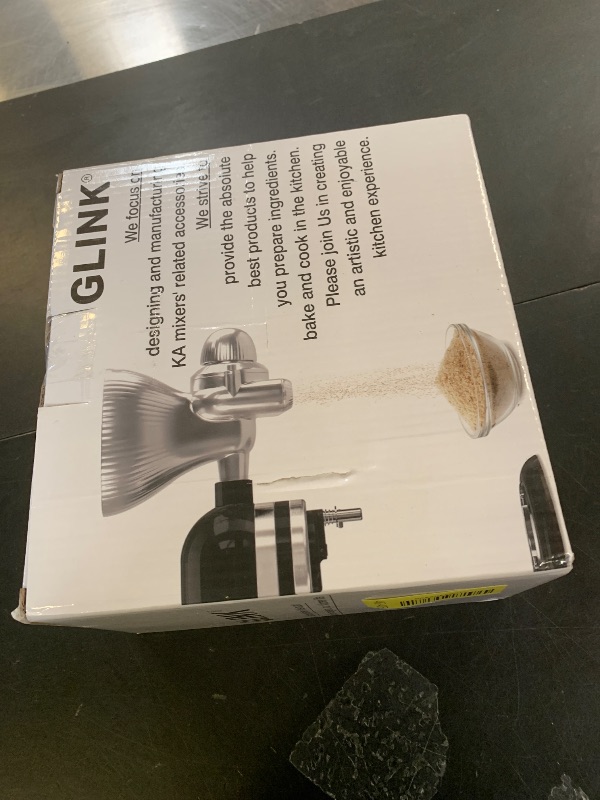 Photo 1 of GLINK All Metal Grain Mill Attachment for KitchenAid Stand Mixer,12 Levels Grain Mill Grinder, Grain Mill for Flour, Wheat, Corn, Oats, Buckwheat, Millet and Other Cereals