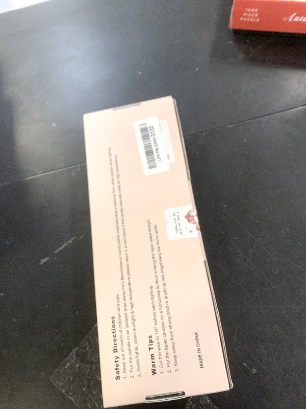 Photo 1 of 10 Inch Dusty Rose Taper Candles for Home Decoration, 10 Pack Unscented Candlesticks for Dinner Wedding Party, Smokeless and Dripless Candle Sticks