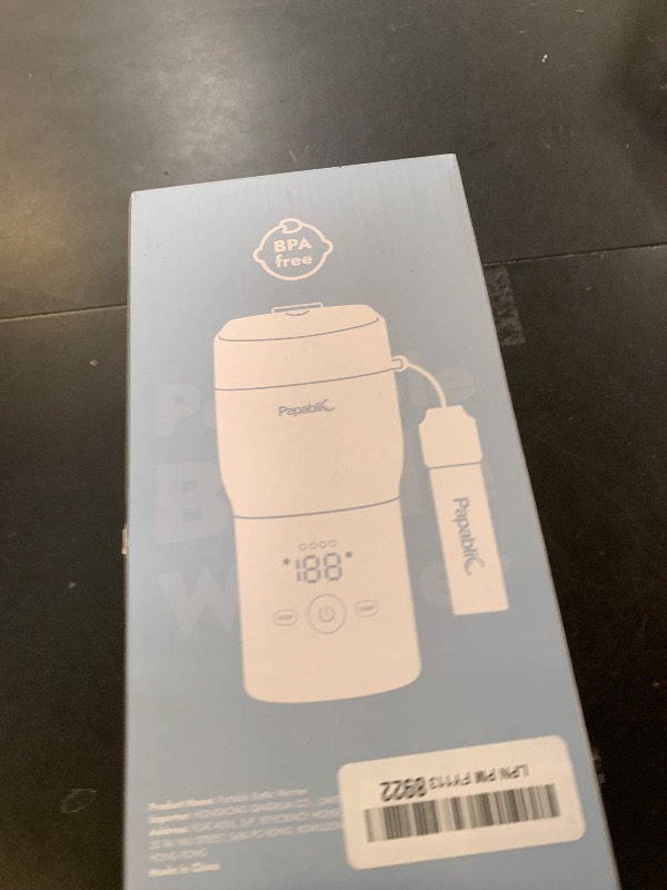Photo 1 of Papablic Portable Bottle Warmer Pro for Travel – 115W Fast Heating, Built-in Sterilizer, 5 Temp Settings, Baby Milk Warmer On The Go and Keep Nutrition for Breastmilk & Formula, Mint Green