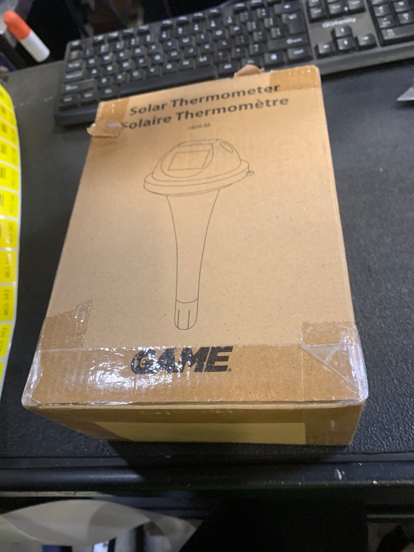 Photo 1 of GAME Pool Thermometer- Large Display, Easy to Read, Shatter Resistant Casing, for Outdoor and Indoor Swimming Pools, Spas, Hot tubs and Aquariums