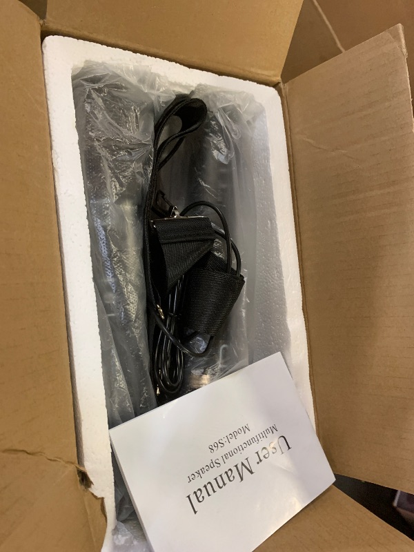 Photo 1 of HWWR Karaoke Machine, Portable Bluetooth 5.3 Speaker with 2 Wireless Microphones for Adults, PA System with Echo Adjustment, Support TWS/TF Card/USB/AUX/TVs Connected