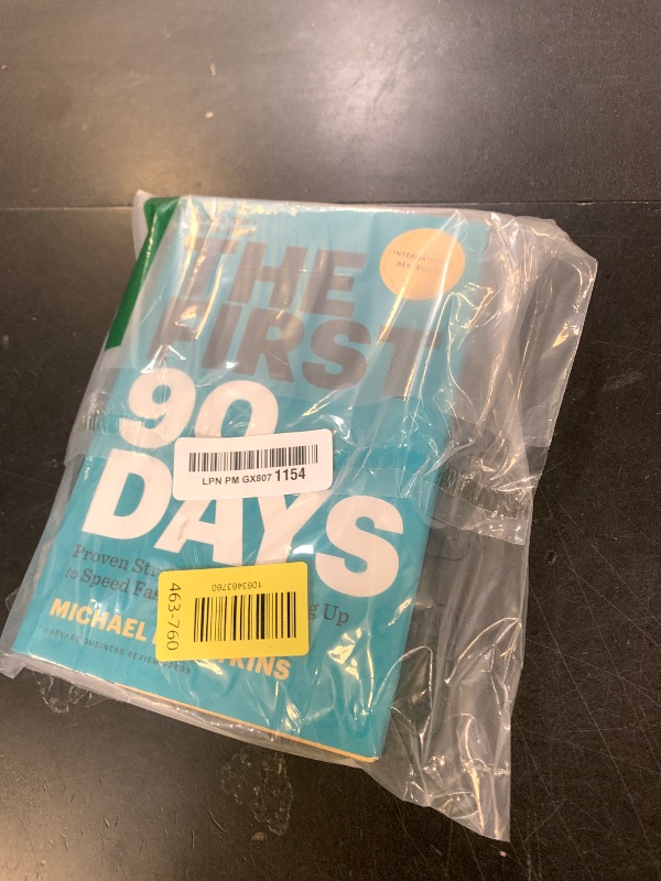Photo 1 of [?1422188612] [978-1422188613???] A book The First 90 Days: Proven Strategies for Getting Up to Speed Faster and Smarter, Updated and Expanded Watkins Hardcover 2013