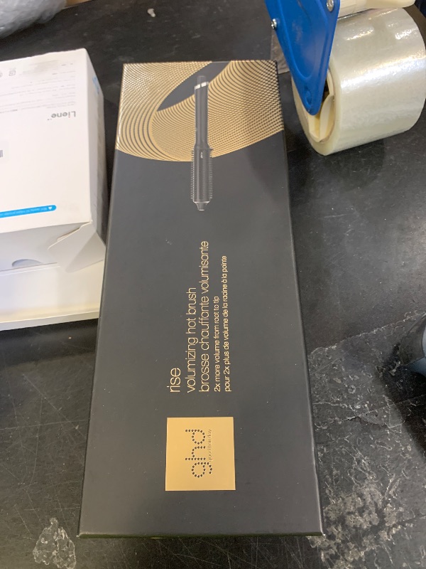 Photo 1 of ghd Rise Volumizing Hot Hair Brush - Professional 1.25” Hot Brush for Dry Hair with Maximum Root Lift, 2x Volume, 365ºF Safe Styling Temperature Technology and Auto Sleep Mode - Black