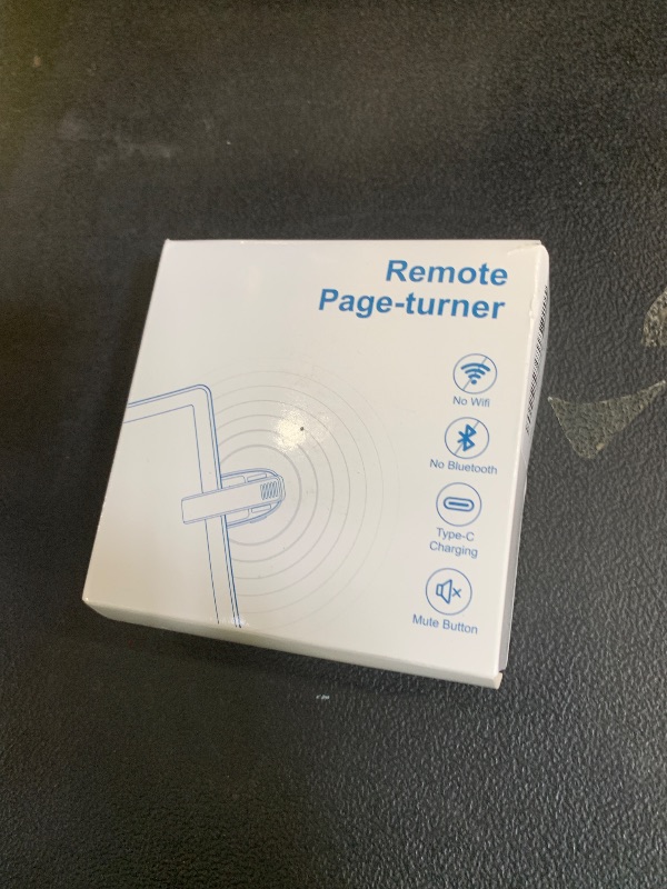 Photo 1 of [2 Clips] Finger Ring Kindle Page Turner Remote Control for Paperwhite: Rechargeable Wireless Clicker for Reading on Bed for iPhone Android iPad, Camera Shutter & Video Record Accessories (Pink)