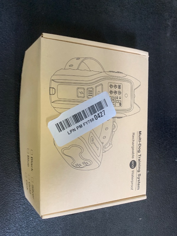 Photo 1 of Dog Shock Collar with Remote Control - Rechargeable Dog Training Collar, IPX7 Waterproof E Collar for Dogs with 4 Safe Modes Flashlight Beep Vibration Shock Ideal for All Dog Sizes (8-150lbs)