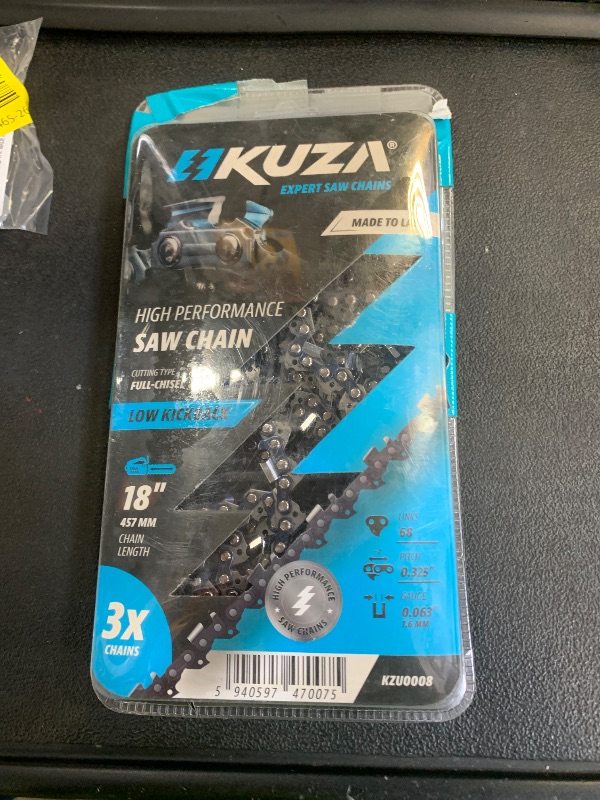 Photo 1 of STIHL 18 Inch Chainsaw Chain 0.325" Pitch, 063" Gauge, 68 Drive Links, German Steel, fits 26RS 68 Fits Stihl (PRE 2023 .063" Gauge) 025, MS250, MS251-3005 008 4717, 36390050068 (3 Chains)