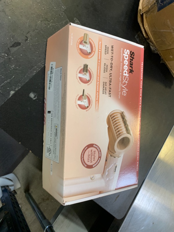 Photo 1 of Shark Hair Dryer | SpeedStyle | No Heat Damage Hair Styling Tool | 3 Styling Tools Included | Portable & Powerful Blow Dryer | Best for Straight & Wavy Hair | Silk | HD331