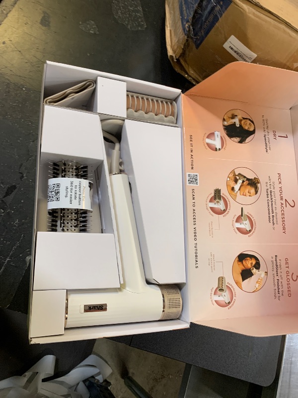 Photo 1 of Shark Hair Dryer | SpeedStyle | No Heat Damage Hair Styling Tool | 3 Styling Tools Included | Portable & Powerful Blow Dryer | Best for Straight & Wavy Hair | Silk | HD331