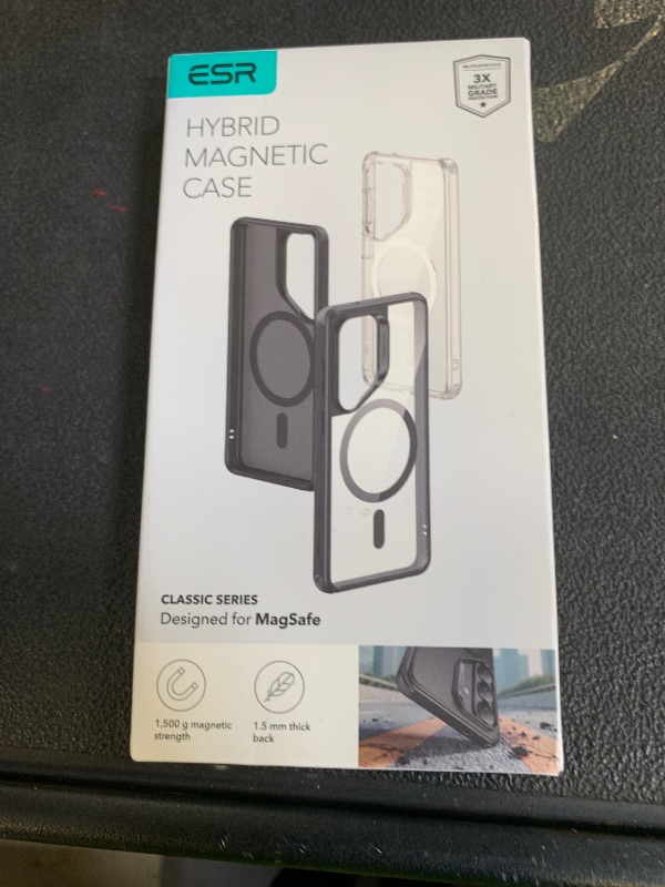 Photo 1 of ESR for Samsung Galaxy S26 Plus Phone Case, Compatible with MagSafe, Military-Grade Protection, Shockproof Magnetic Case for Samsung Galaxy S26 Plus, Classic Hybrid Series, Clear Black