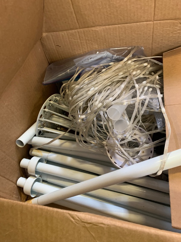 Photo 1 of HOLILLUMA Outdoor Christmas Tree, 3-Pack RGB Color Changing Pre-Lit Smart Cone Christmas Tree with LED Lights, App & Remote Control, Multi-Color Lightshow, Christmas New Year Decoration(4FT&6FT&8FT)