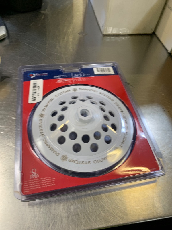 Photo 1 of DiamaPro Systems Star Threaded 7 Inch 10 Segment Turbo Concrete Grinding Cup Wheel for Grinding, Leveling, Removing Glue/Coating