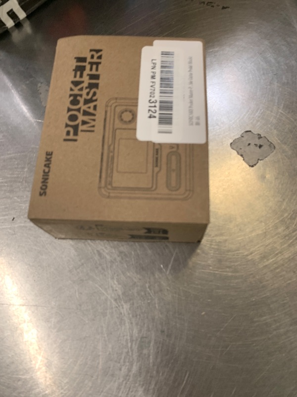 Photo 1 of SONICAKE Pocket Master-Portable Multi Effects Pedal, 100+ Built-in Guitar/Bass/Acoustic Effects, Amp Modeling, IR Cabinets Simulation, Stereo OTG USB Audio Interface, Rechargeable Guitar Pedal (Black)