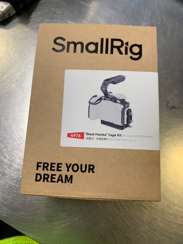 Photo 1 of SmallRig Black Mamba Camera Cage Kit for Canon EOS R5 Mark II with Top Handle and Dedicated Cable Clamp, Aluminum Alloy Camera Rig with HawkLock Cold Shoe, 1/4''-20 & 3/8''-16 Threaded Holes - 4976