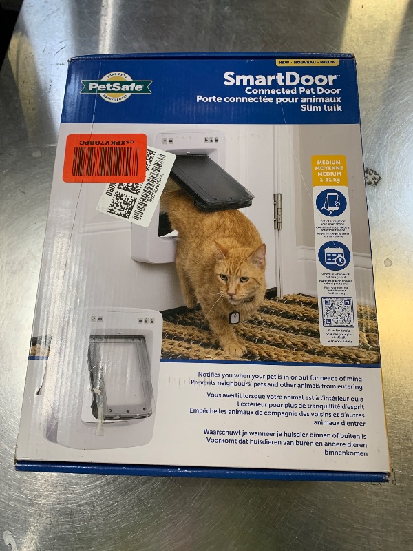 Photo 1 of SmartDoor™ Never Rust Connected Pet Door, Dog and Cat, Selective Entry and Exit, App Enabled Pet Door, Smart Device, Smartphone Controlled, Customize Schedule, Multiple Pets, Medium