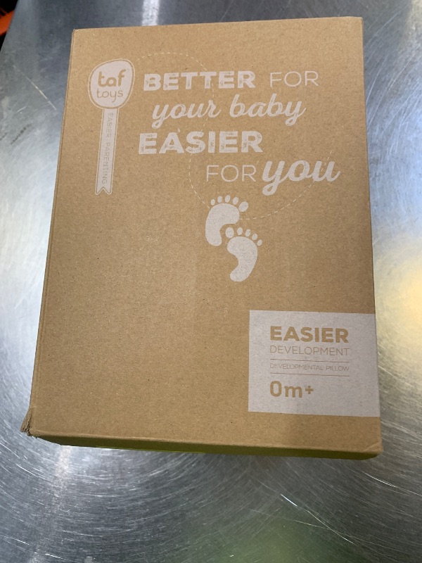 Photo 1 of Taf Toys Tummy Time Ergonomic Support Toy & Teether for Infant Newborn Supportive Baby & Neck Strengthening Develops Muscles for Crawling Montessori Sensory Toy Tummy Time Toys 0-6 Months