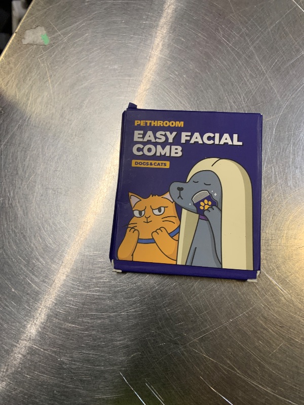 Photo 1 of [PETHROOM] Professional Eye Comb for Pets | Stainless Steel Tear Stain Remover for Cats & Dogs | Gentle Round-Head Grooming Tool | Compact & Portable for Eye Gunk Removal