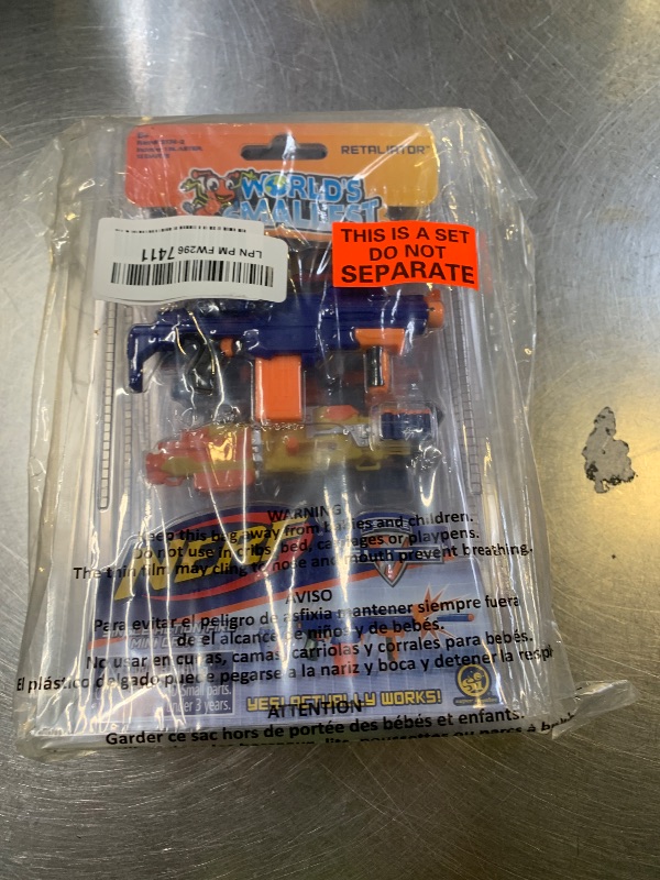 Photo 1 of World's Smallest Nerf N-Strike Elite 2.0 Blasters Series 2 Bundle Set of 3
