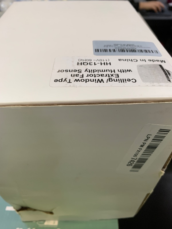 Photo 1 of Hehou 5.9 Inch Bathroom Exhaust Fan with Humidity Sensor and Timer 110 CFM Powerful Ceiling or Wall Mount Vent Fan for Bathroom Basement Loft Garage