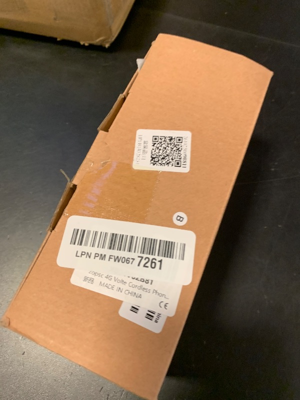 Photo 1 of Zopsc 4G Volte Cordless Phone Built in WiFi & BT, Do Not Disturb, Auto Answer, Call Transfer, Call Hold, Easy to Read Display, Volume Booster, Landline Phone with 16H Talk Time