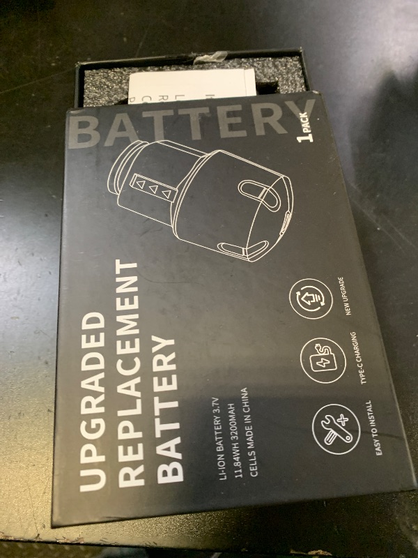 Photo 1 of Loarysk Upgraded 3200mAh Replacement Battery Compatible with Andis PowerGroom AGR,AGR+,BGR, BGRC Clippers, Type-C Fast Charge Kit(w/Adapter & Cable),Long-Lasting Power for Cordless Clippers (1 Pack)