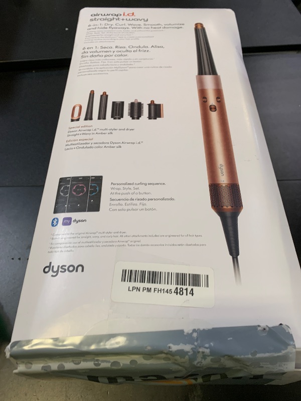 Photo 1 of Dyson Airwrap i.d. Multi-Styler, Allure Winner, Bluetooth Connected, No Heat Damage, 6-in-1 Versatility, Intelligent Hair Styler