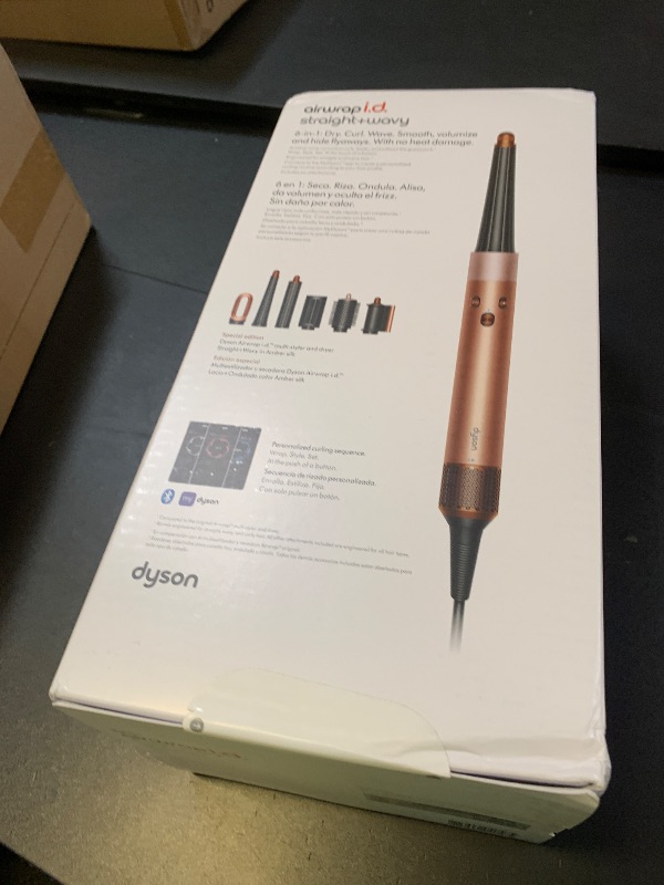 Photo 1 of Dyson Airwrap i.d. Multi-Styler, Allure Winner, Bluetooth Connected, No Heat Damage, 6-in-1 Versatility, Intelligent Hair Styler