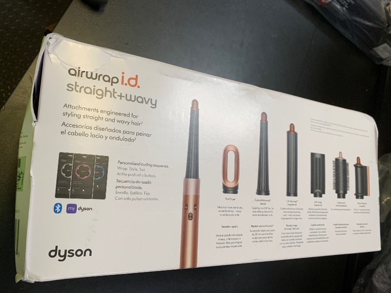 Photo 1 of Dyson Airwrap i.d. Multi-Styler, Allure Winner, Bluetooth Connected, No Heat Damage, 6-in-1 Versatility, Intelligent Hair Styler