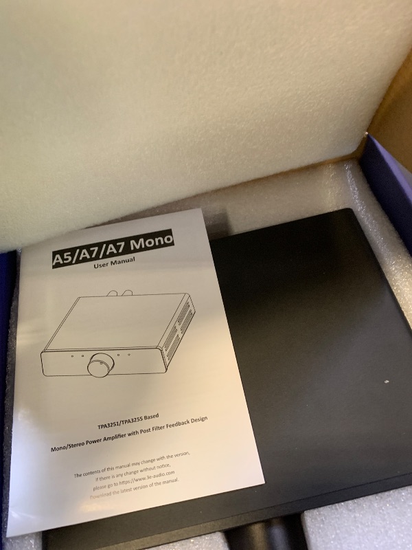 Photo 1 of 3e Audio A7 TPA3255 PBTL Next-gen HiFi Stereo Amplifier with Enhanced PFFB Professional Amplifier(A7-No Power Supply)