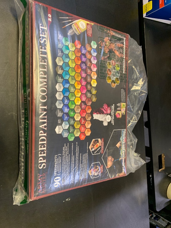 Photo 1 of The Army Painter Speedpaint 2.0 Complete Paint Set, 90 x 18ml Speedpaints incl. 10 metallics, 1 Medium & 1 Free Brush for miniature and model painting