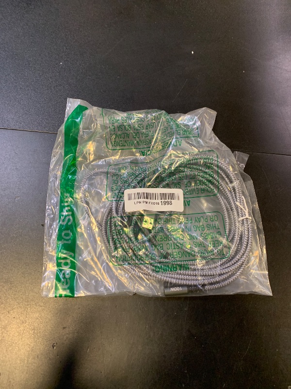 Photo 1 of 100W Fast USB C Charger Cable Right Angle, USB A/C to USB C Cable, 90 Degree Type C Braided Charging Cord for iPhone 17 16 15 Series,Samsung UItra S25 S24,MacBook (2, Grey, 6)