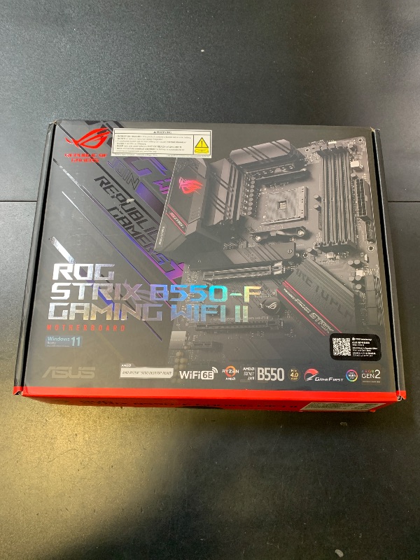 Photo 1 of ASUS ROG Strix B550-F Gaming WiFi II AMD Socket AM4 ATX DDR4 Motherboard