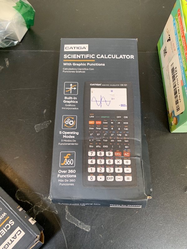 Photo 1 of CATIGA Scientific Calculator with Graphic Functions, Multiple Modes with Intuitive Interface, Perfect for Beginner and Advanced Courses, High School or College, CS-121