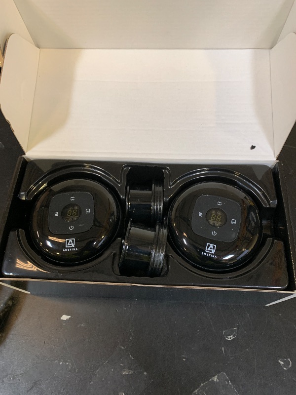 Photo 1 of Ambfina 5-in-1 Cupping Kit for Massage Therapy, 12 Levels Smart Dynamic Cupping Set with Red Ligh-t Therapy&Heat Penetrates for Targeted Pain Relief, Knots, Aches, Muscle Soreness - 2Pcs(Black&Black)