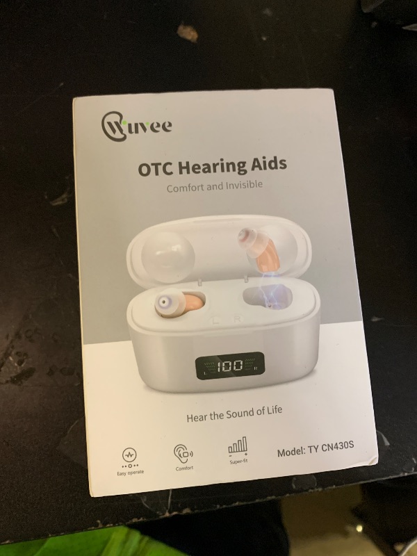 Photo 1 of OTC Hearing Aids for Seniors, Hearing Amplifiers Devices Rechargeable with Noise Cancelling, Superior Sound Quality for Women Men Hearing Loss, Auto On/Of